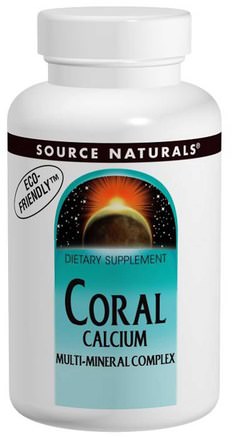 Coral Calcium, Multi-Mineral Complex, 120 Tablets by Source Naturals-Kosttillskott, Mineraler, Kalcium, Korallkalcium