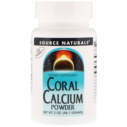 Coral Calcium, Powder, 2 oz (56.7 g) by Source Naturals-Kosttillskott, Mineraler, Kalcium