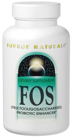 FOS, (Fructooligosaccharides), 100 Tablets by Source Naturals-Kosttillskott, Probiotika