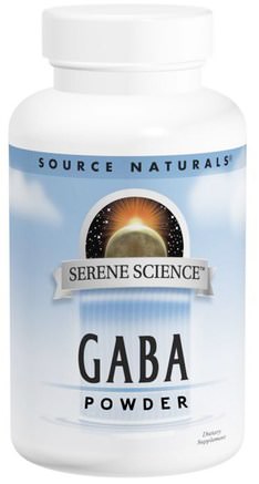 GABA Powder, 8 oz (226.8 g) by Source Naturals-Kosttillskott, Gaba (Gamma Aminosmörsyra)