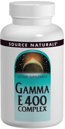 Gamma E 400 Complex, 60 Softgels by Source Naturals-Vitaminer, Vitamin E, Vitamin E Tocotrienoler, Vitamin E Blandade Tokoferoler