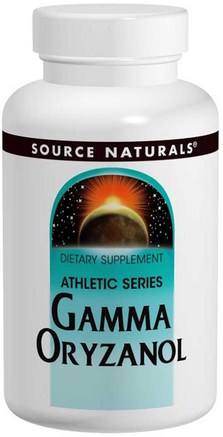 Gamma Oryzanol, 60 mg, 100 Tablets by Source Naturals-Kosttillskott, Gamma Oryzanol, Ferulsyra