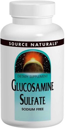 Glucosamine Sulfate, 500 mg, 60 Capsules by Source Naturals-Kosttillskott, Glukosaminsulfat