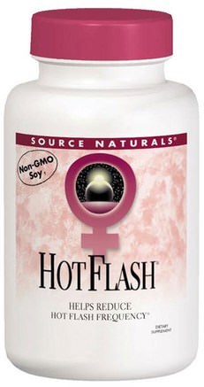 Hot Flash, 180 Tablets by Source Naturals-Hälsa, Kvinnor, Svart Cohosh, Svart Cohosh Menopaus