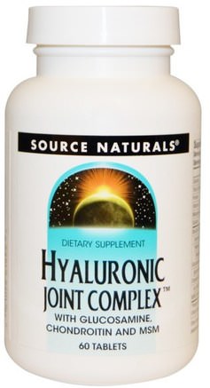 Hyaluronic Joint Complex, 60 Tablets by Source Naturals-Hälsa, Kvinnor, Hyaluron