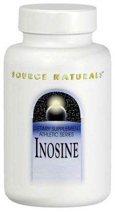Inosine, 500 mg, 60 Tablets by Source Naturals-Sport, Inosin