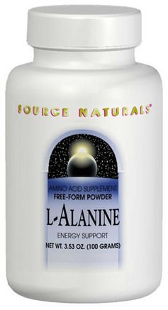 L-Alanine, 3.53 oz (100 g) by Source Naturals-Kosttillskott, Aminosyror, L Alanin