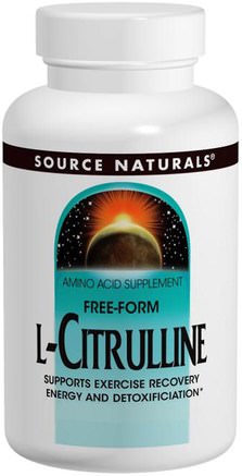 L-Citrulline, 1000 mg, 60 Tablets by Source Naturals-Kosttillskott, Aminosyror, L Citrullin