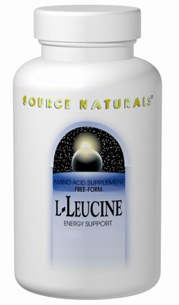 L-Leucine, 500 mg, 240 Capsules by Source Naturals-Kosttillskott, Aminosyror, L-Leucin