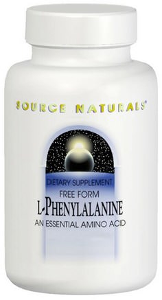 L-Phenylalanine, 500 mg, 100 Tablets by Source Naturals-Kosttillskott, Aminosyror, L Fenylalanin