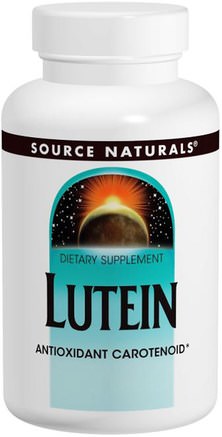 Lutein, 6 mg, 90 Capsules by Source Naturals-Kosttillskott, Antioxidanter, Lutein