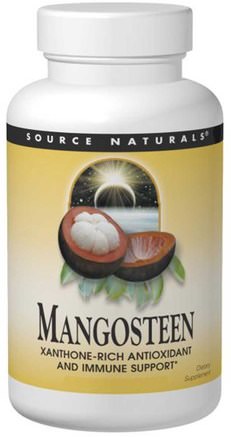 Mangosteen, 187.5 mg, 60 Tablets by Source Naturals-Kosttillskott, Frukt Extrakt, Super Frukt, Mangostan Juice Extrakt