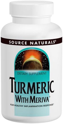 Meriva Turmeric Complex, 500 mg, 120 Tablets by Source Naturals-Kosttillskott, Antioxidanter, Curcumin, Gurkmeja