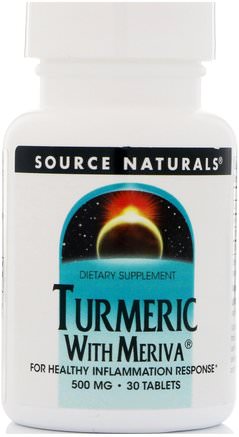 Meriva Turmeric Complex, 500 mg, 30 Tablets by Source Naturals-Kosttillskott, Antioxidanter, Curcumin, Gurkmeja