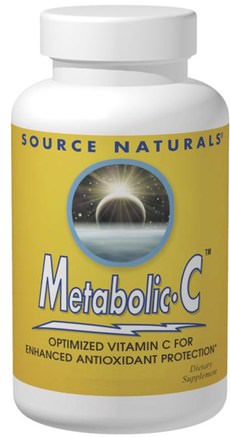 Metabolic C, 500 mg, 180 Capsules by Source Naturals-Vitaminer, Vitamin C