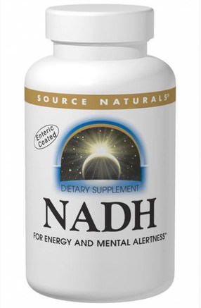 NADH, Peppermint Sublingual, 10 mg, 10 Tablets by Source Naturals-Kosttillskott, Nadh