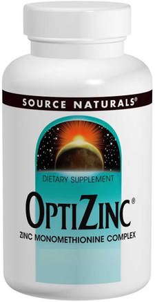 OptiZinc, 240 Tablets by Source Naturals-Kosttillskott, Mineraler, Zink