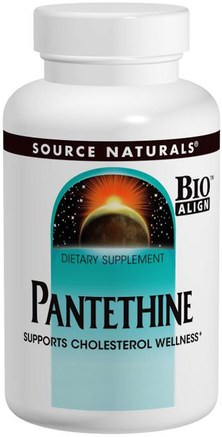Pantethine, 300 mg, 30 Tablets by Source Naturals-Hälsa, Kolesterolstöd, Pantetin, Vitaminer
