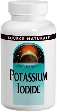 Potassium Iodide, 32.5 mg, 120 Tablets by Source Naturals-Kosttillskott, Mineraler, Kaliumjodid