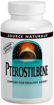 Pterostilbene, 50 mg, 60 Capsules by Source Naturals-Kosttillskott, Pterostilbene