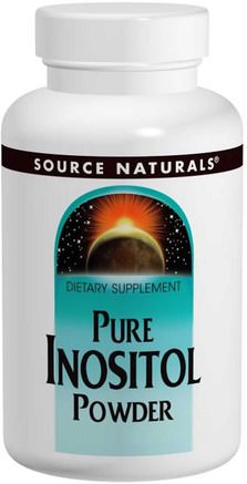 Pure Inositol Powder, 8 oz (226.8 g) by Source Naturals-Vitaminer, Inositol