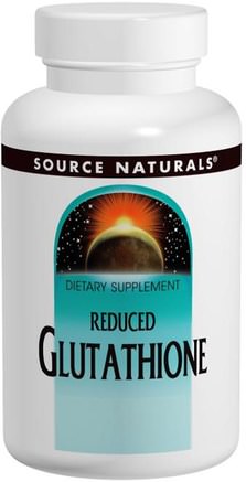 Reduced Glutathione, 250 mg, 60 Tablets by Source Naturals-Kosttillskott, L Glutation, Aminosyror