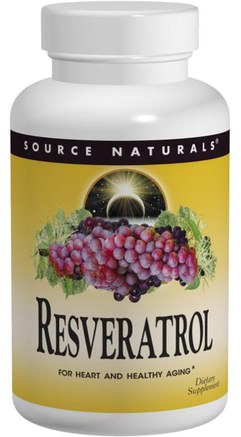 Resveratrol, 60 Tablets by Source Naturals-Kosttillskott, Resveratrol