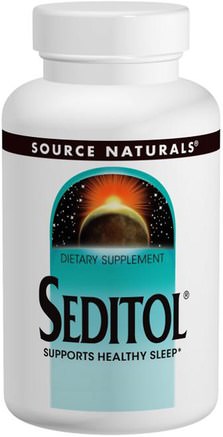 Seditol, 365 mg, 60 Capsules by Source Naturals-Kosttillskott, Sömn