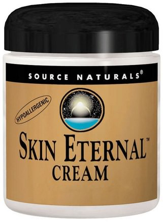 Skin Eternal Cream, For Sensitive Skin, 4 oz (113.4 g) by Source Naturals-Skönhet, Ansiktsvård, Krämer Lotioner, Serum, Coq10 Hud, Hälsa, Alfa Lipoic Syra Krämer Spray