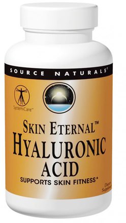 Skin Eternal, Hyaluronic Acid, 50 mg, 120 Tablets by Source Naturals-Hälsa, Ben, Osteoporos, Kollagen, Kvinnor, Skönhet