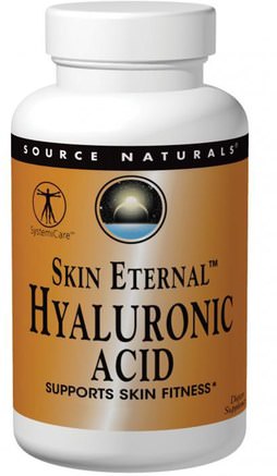 Skin Eternal Hyaluronic Acid, 50 mg, 60 Tablets by Source Naturals-Hälsa, Ben, Osteoporos, Kollagen, Kvinnor, Skönhet