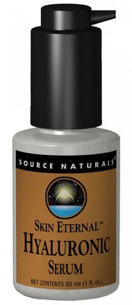 Skin Eternal, Hyaluronic Serum, 1 fl oz (30 ml) by Source Naturals-Hälsa, Kvinnor, Alfa Lipoinsyra Krämer Spray, Hud