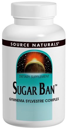 Sugar Ban, 75 Tablets by Source Naturals-Hälsa, Blodsocker, Örter, Gymnema