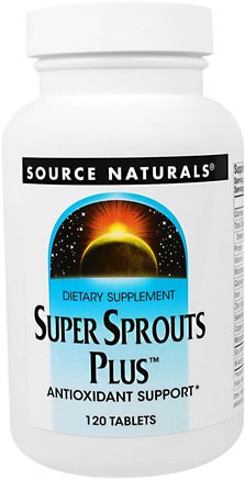 Super Sprouts Plus, 120 Tablets by Source Naturals-Kosttillskott, Antioxidanter
