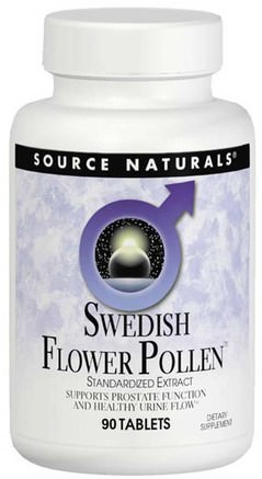 Swedish Flower Pollen, 90 Tablets by Source Naturals-Örter, Blomma Pollen Extrakt