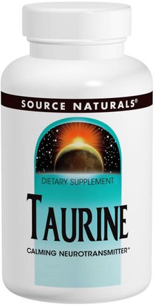 Taurine 1000, 1.000 mg, 120 Capsules by Source Naturals-Kosttillskott, Aminosyror, Taurin