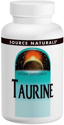 Taurine Powder, 3.53 oz (100 g) by Source Naturals-Kosttillskott, Aminosyror, Taurin