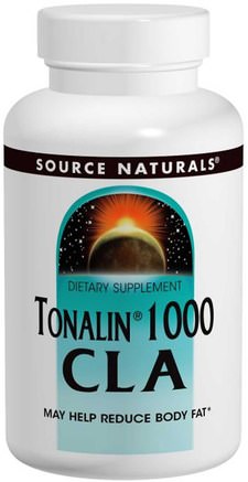 Tonalin 1000 CLA, 120 Softgels by Source Naturals-Viktminskning, Diet, Cla (Konjugerad Linolsyra)