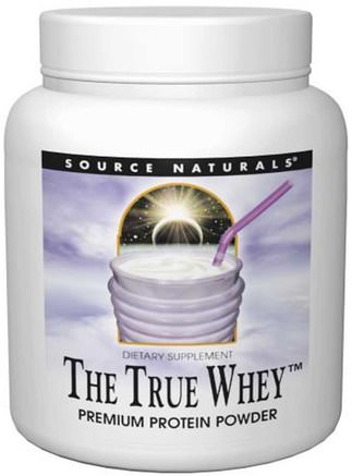 True Whey, Premium Protein Powder, 16 oz (453.59 g) by Source Naturals-Kosttillskott, Vassleprotein