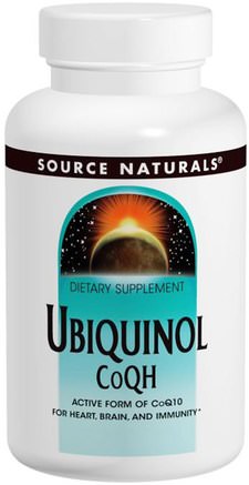 Ubiquinol CoQH, 100 mg, 90 Softgels by Source Naturals-Kosttillskott, Antioxidanter, Ubiquinol Qh