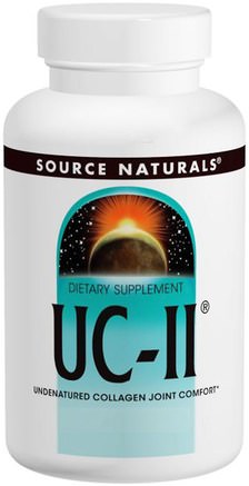 UC-II, 40 mg, 120 Capsules by Source Naturals-Hälsa, Ben, Osteoporos, Kollagen Typ Ii