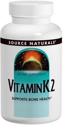 Vitamin K2, 100 mcg, 60 Tablets by Source Naturals-Vitaminer, Vitamin K