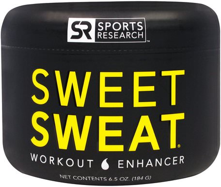 Sweet Sweat Workout Enhancer, 6.5 oz (184 g) by Sports Research-Sport, Träning, Söt Svett