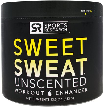 Sweet Sweat Workout Enhancer, Unscented, 13.5 oz (383 g) by Sports Research-Sport, Träning
