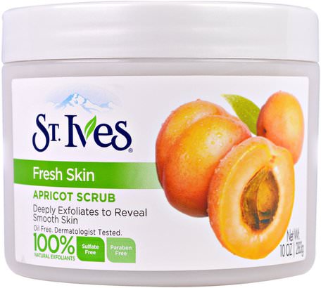 Fresh Skin, Apricot Scrub, 10 oz (283 g) by St. Ives-Skönhet, Ansikts Exfoliators