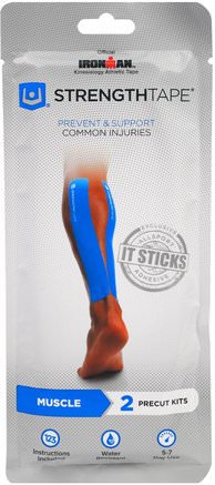 Kinesiology Tape Kit, Muscle, 2 Precut Kits by Strengthtape-Sport, Hem, Träning / Träningsredskap