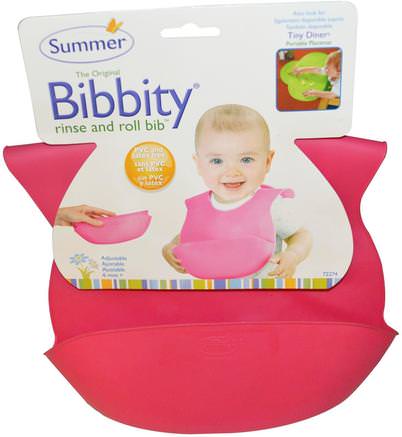 Bibbity, Rinse and Roll Bib, 6 Mos+, 1 Bib by Summer Infant-Barns Hälsa, Barn Mat, Baby Matning Och Städning
