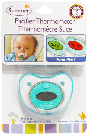 Pacifier Thermometer, Birth and Up by Summer Infant-Barns Hälsa, Bebis, Barn, Pacifiers