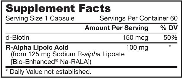 Kosttillskott, Antioxidanter, Alfapoidsyra, Alfa Liposyra 100 Mg