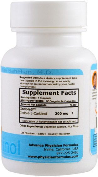 Kosttillskott, Antioxidanter, Indol 3 Carbinol